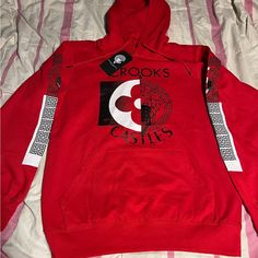 New With Tags Crooks And Castles Hoodie Red Medium Shark Sweatshirt, Streetwear Logo, Crooks And Castles, Sleeveless Hoodie, Hooded Sweatshirt Men, Grey Pullover, Mens Hooded, Red Hoodie, Zip Up Sweater