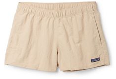 Soak up the sun or submerge yourself in the sea in the women's Patagonia Barely Baggies shorts. With a 2.5 in. inseam  they have a lower rise and shorter inseam than the original Baggies. Womens Patagonia, Patagonia Baggies, Patagonia Shorts, Soak Up The Sun, Mesh Bra, Granola Girl, Rei Co-op, Patagonia Womens, Womens Running Shoes