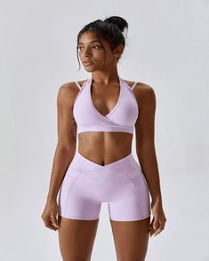 Lilac Seamless Workout Crop Top, Luxury Elastane Activewear For Gym, Affordable Sporty Seamless Activewear, Fitted Summer Activewear, Cheap Fitted Activewear For Sports, Affordable Nike Activewear With Medium Support, Sporty Activewear With Pockets, Affordable Mid-rise Activewear For Sports, Bodybuilding Clothing Women