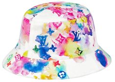 Buy and sell authentic handbags on StockX including the Louis Vuitton Bucket Hat Monogram Watercolor Multicolor and thousands of other handbags with resale price data. Louis Vuitton Bucket Hat, Louis Vuitton Watercolor, Funny Bucket Hats, Louis Vuitton Clothes, Fluffy Bucket Hat, Bucket Hat Style, House Pattern, Watercolor Monogram, Round Hat