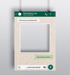 a green and white photo frame hanging on a wall with the text boast party luus above it