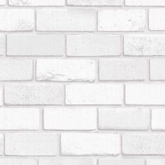 a white brick wall with no mortars on it