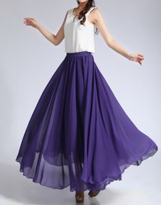 Women Long Chiffon Skirt Summer Chiffon Party Skirt Plus Size Chiffon Skirt Purple Dark Green on Storenvy Georgette Floor-length Skirt, Summer Floor-length Tulle Maxi Skirt, Chic Chiffon Party Skirt, Chic Chiffon Skirt For Party, Chic Party Chiffon Skirt, Chiffon Party Skirt, Party Chiffon Pleated Skirt, Flowy Purple Maxi Skirt For Party, Purple Flowy Maxi Skirt For Party