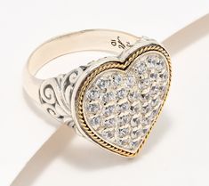 Take care of you -- even if it means spoiling yourself with this sparkler!  The ultimate expression of self love, this heart shaped ring's bold presence is a daily reminder that you deserve to dazzle (and we couldn't agree more!). White Heart Cut Heart Ring For Mother's Day, White Heart Cut Ring For Mother's Day, White Heart Ring For Valentine's Day Promise, White Heart Ring For Promise On Valentine's Day, White Rings For Valentine's Day, White Heart Ring With Diamond Accents For Valentine's Day, White Heart-shaped Ring With Vs Clarity, Valentine's Day White Rings With Vs Clarity, Vs Clarity Fine Jewelry Heart Ring For Valentine's Day