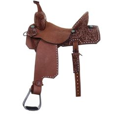 SBP965A - Brittany Pozzi Barrel Racer - Double J Saddlery Custom Saddle, Double J, Tooling Patterns, Barrel Racer