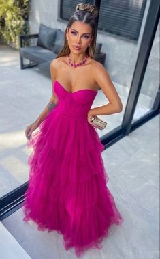 Fabric: Tulle Color: Hot Pink  Size: US 2-16. True to the size chart. Check our Size Chart to get your correct size. Highly suggest the custom size for plus size. Free custom-size service is available. Put your exact measurements in the note box or email your exact measurements once the order is placed. Have questions Fitted Dresses For Debutante Ball Party Season, Party Ball Gown With Sweetheart Neckline And Tulle Skirt, Party Tutu Dress With Sweetheart Neckline And Tulle Skirt, Tutu Dress With Fitted Bodice For Party, Ball Gown Tutu Dress With Fitted Bodice For Party, Fitted Tulle Tutu Dress With Sweetheart Neckline, Sweetheart Neckline Tulle Tutu Dress For Party, Sleeveless Fitted Bodice Tutu Dress For Party, Fitted Tutu Dress For Bridesmaids In Prom Season