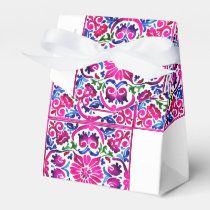 Pink blue Mexican tiles bridal shower Favor Boxes | Zazzle Mexican Tiles, Bridal Shower Favor, Bridal Shower Favors, Favor Boxes, Shower Favors, Wedding Favors, Pink Blue, Bridal Shower, Created By