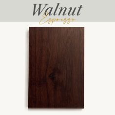 walnut wood with the words walnut springs on it