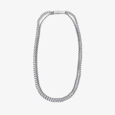 Circumference: 21cm (inclusive)-50cm (inclusive) Pendant material: titanium steel Silver Double Strand Chain Necklace For Everyday, Everyday Silver Double Strand Chain Necklace, Adjustable Double Strand Clavicle Chain Necklace, Long Silver Chain Necklace, Metal Double Chain Layered Necklace, Everyday Long Silver Chain Necklace, Silver Chain Metal Necklaces For Layering, Long Double Chain Necklace, Layering Silver Chain Metal Necklaces