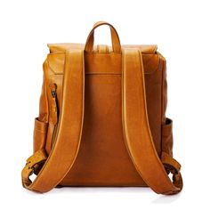 This leather backpack exudes everything that vintage Ellington is known for being: fashionable, functional and timeless. With unmatched design, construction, and materials you’ll never need another bag. Roomy, expandable, accommodates all your tech and more, and super comfortable for everyday carry. Whether you're a guy or gal, this unisex backpack will become your everyday go-to for the office, meetups, airport, weekend outings and anywhere your travels take you. Details Full grain US steerhide On-the-go Waxed Satchel Backpack, Classic Rectangular Backpack For Trips, Rectangular Waxed Finish Backpack For On-the-go, Leather Backpack With Waxed Finish For On-the-go, Leather Backpack With Waxed Finish, On-the-go Standard Backpack With Leather Lining, Everyday Rectangular Backpack With Leather Backing, Rectangular Everyday Backpack With Leather Backing, Classic Backpack With Adjustable Strap For Trips