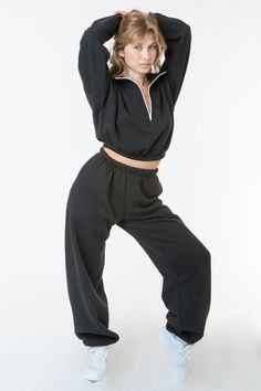 Fleece Tracksuit With Elastic Waistband, Fleece Tracksuit With Elastic Waistband In Sportswear Style, Sportswear Fleece Tracksuit With Elastic Waistband, Fleece Tracksuit With Elastic Waistband In Athleisure Style, Fleece Athleisure Tracksuit With Elastic Waistband, Sporty Long Sleeve Tracksuit With Elastic Waistband, Fleece Pants With Elastic Cuffs For Loungewear, Sportswear Sweatpants With Ribbed Waistband For Fall, Fall Sportswear Sweatpants With Ribbed Waistband