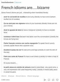 french idioms are bizzare on the app store's webpage