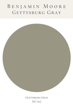 the grey gray color scheme for benjamin moore's gettsburg gray