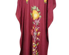 Boho Kaftans Caftan Maxi Dresses Skirts Cotton by BohemianIndiChic Bohemian Fashion Style