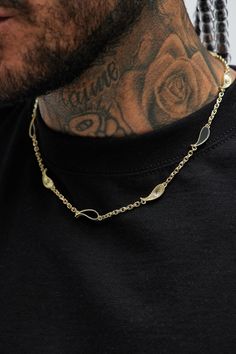 Available In Gold. 20 Inch Necklace Length Double Sided Paisley Design Imported | Mens Multi Paisley Necklace in Gold by Fashion Nova Men Necklace Bronze, Neckless Gold Jewelry For Men, Real Gold Necklace For Men, Cheap Necklaces For Men, Mens Mexican Jewelry, Men Necklace With Stone, Men Necklace Layered, Gold Necklace For Boyfriend, Wedding Necklace For Men