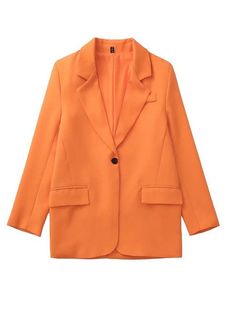 FREE SHIPPING ON ALL ORDERS OVER $50 | 100% SATISFACTION GUARANTEED Click "ADD TO CART" To Get Yours Now | Up To 60% OFF ✨ Arimonz is offering you this Blazers Set Women's Office Suit Coat Long Sleeve Jacket with vintage style. Beautiful, trend-setting, and versatile women blazers with a classic design. Made of high-quality material that provides comfort and style. You can wear it in your office or anywhere you want to look great! Features: 📌 Single Button Closure Types with Pockets 📌 Comes in Orange Office, Orange Suit, Women's Office, Women Blazers, Office Suit, Womens Office, Straight Clothes, Chic Blazer, Slim Suit