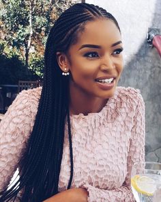 9,027 Likes, 57 Comments - AYANDA THABETHE (@ayandathabethe_) on Instagram: “Opinionated.” Knotless Box Braids 1b30, Big Fulani Braids, Half Cornrows Half Box Braids, Braids 2023, Ghana Braid Styles, Corn Rows, Vacation Hair, Vacation 2024, Twisted Hair