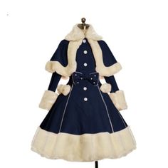 Kawaii Lolita Faux Fur Dress Suit with Shawl · KoKo Fashion · Online Store Powered by Storenvy Suit With Shawl, Faux Fur Dress, Clothing Reference, Fur Dress, Work Place, Dress Suit, High Quality Shoes, Online Fashion Stores, Dress Suits