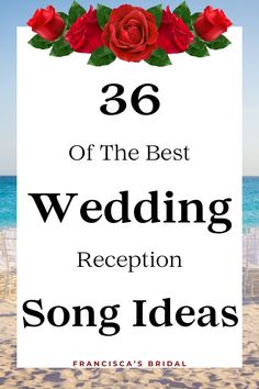 the best wedding reception song ideas