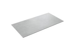 a metal sheet on a white background