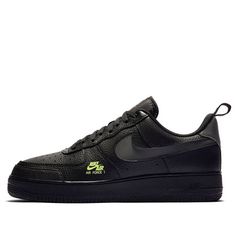 Nike Air Force 1 LV8 Low Utility 'Black Volt' CV3039-002 (AF1/SNKR/Retro/Casual/Unisex) Nike Air Force 1, Air Force 1, Nike Air Force, Air Force, Nike Air, Force, Nike, Black