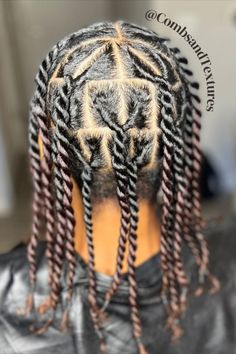 Natural hair style. Rope twist.Two strand twist creating a faux loc style. Women With Braids, Hairstyles For Black Men, Two Strand Twist Hairstyles, Invisible Locs, Mens Twists Hairstyles, Hair Twists Black, Twists Hairstyles, Natural Hair Men, Boy Braids Hairstyles