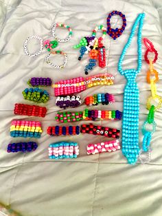 the Scene Accessories Diy, Kandi Bead Bracelet Ideas, Kandi Panel, Kandi Cuff Ideas, Kandi Charms, Scene Kandi, Kandi Cuff Patterns, Kandi Inspo, Diy Kandi Bracelets