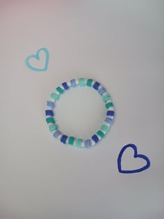 Hi! My name is Julia, I'm 12 and I decided to start a bracelet business to make some money and so I have something to do over the summer! I hope you love all the things in my shop there all handmade by me.  Please do not stretch bracelets, it will cause them to be bigger and more loose! ⚠️(May even cause them to break️ Shipping depends on where you live but it won't take long to deliver! Hope you love my bracelet! Playful Handmade Bracelets For Everyday, Playful Handmade Bracelets For Everyday Wear, Playful Handmade Friendship Bracelets For Everyday, Playful Everyday Handmade Bracelets, Handmade Blue Playful Friendship Bracelets, Playful Handmade Turquoise Bracelets, Handmade Playful Blue Friendship Bracelets, Handmade Blue Friendship Bracelets Playful Style, Blue Handmade Friendship Bracelets Playful Style