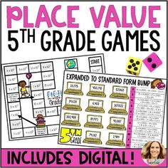 place value 5th grade games for students to use