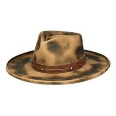 Echo - Handcrafted Burned Distressed Pencil Brim Fedora Hat – Ruediger Hats Distressed Adjustable Hats For Country Events, Adjustable Distressed Hats For Country Events, Distressed Flat Brim Hat With Adjustable Fit, Distressed Short Brim Hat For Rodeo, Distressed Flat Brim Hat For Rodeo, Country Style Distressed Hat With Flat Brim, Country Style Distressed Flat Brim Hat, Rustic Distressed Hats With Short Brim, Distressed Flat Brim Hat For Festival