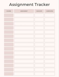 Auftrags-Tracker/Planer Assignment Checklist For Students, School Schedule Templates, Ipad Must Haves, University Timetable, Planner With Time, Ipad Daily Planner, Journal Template Printable, Ipad Templates