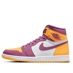 Air Jordan 1 Retro High OG ‘Brotherhood’. The classic AJ1 is re-imagined with a vibrant color scheme inspired by Omega Psi Phi, the fraternity that Michael Jordan joined as a student at the University of North Carolina. The upper combines white leather quarter panels with Nubuck overlays in Light Bordeaux while a leather toe box and wraparound leather overlays at the collar and heel add a touch of luxury. (AJ1/SNKR/Unisex/Non-Slip/High Top/Basketball/Wear-resistant) Omega Psi Phi, Air Jordan 1 Retro High Og, University Of North Carolina, Air Jordan 1 Retro High, Air Jordan 1 High, Jordan 1 High, Air Jordan 1 Retro, Jordan 1 Retro High, Jordan 1 Retro