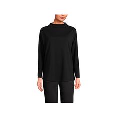 Get active in this women's Lands' End long-sleeve sport knit funnel-neck top.Click on this WOMEN'S GUIDE to find the perfect fit and more! Get active in this women's Lands' End long-sleeve sport knit funnel-neck top.Click on this WOMEN'S GUIDE to find the perfect fit and more! FEATURES Funnel neck Long dolman sleeves Shirttail hem Super-soft interlock constructionFIT & SIZING 27-in. length from shoulder to hemFABRIC & CARE Cotton Machine wash and tumble dry low ImportedRESPONSIBLE Supports more Solid Color Sports Sweater For Fall, Long Sleeve Sports Sweater For Fall, Casual Stretch Long Sleeve Top With Funnel Neck, Fall Sports Long Sleeve Sweater, Solid Tops For Sports In Fall, Fall High Neck Sports Top, Sporty Knit Tops For Fall, Sports Tops For Fall, Sports Top With Funnel Neck And Ribbed Cuffs