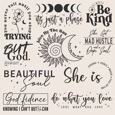 some type of lettering that can be used as wall art