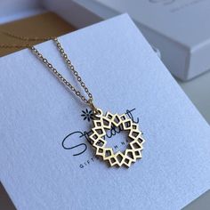 Lotus flower necklace made out of 14k gold filled Stainless Steel (and doesn't tarnish) that measures 45cm or 60cm. The abstract lotus flower design charm itself is a real masterpiece. Could be a great gift for people who love yoga and nature. This jewel can be worn alone or with other layering necklaces or pearls. 🌸 This necklace comes in luxury gift box plus FREE international shipping! 🌸 This could be a great gift for your friends and family who love chic and classy jewelry and sensitive to Lotus Jewelry Gold, Abstract Lotus Flower, Gold Lotus Flower Jewelry For Gift, Elegant Lotus Flower Jewelry Gift, Spiritual Gold Flower Pendant Necklace, Abstract Lotus, Lotus Flower Necklace, Lotus Flower Design, Lotus Pendant