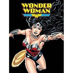 the cover to wonder woman, featuring an image of a woman with long black hair