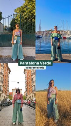 Green Pants Outfit, Outfit Primavera, 2024 Style, Green Pants, Soft Natural, Outfit Goals, Pants Outfit, New Outfits, Lehenga