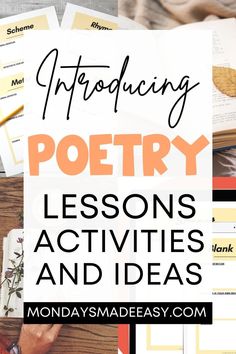 One of the best ways to introduce poetry is to explore the structure of a poem.  These structures are also known as the elements of poetry. The basic elements of poetry include meter, rhyme, scheme, verse, and stanza.  In order to dive deeper into poetry, students will first need to understand these structural elements.  In this blog post, you will learn strategies for teaching poetry and ideas for your elements of poetry lesson plans. Read on to learn more! Teaching Symbolism, Secondary English Classroom