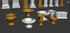 3D Decorative columns neoclassical Model 179 Free Download 3dsMax 2014 + obj (Vray) Modern Low poly. More materials you can find in the Material Editor. (Note for beginners: If you need color variations or material variations, please do not import the model in the Slate Material Editor. use Compact Material Editor) The post 3D Decorative columns neoclassical Model 179 Free Download appeared first on 3Dzip.Org - 3D Model Free Download. 3d Panels, Decorative Objects