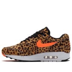 Nike Air Max 1 DLX Atmos Animal 3.0 - Leopard Marathon Running Shoes/Sneakers Air Max 90 Premium, Japanese Store, Marathon Running Shoes, Nike Air Max 1, Air Max Plus, Marathon Running, Air Max 1, Running Shoes Sneakers, Stylish Sneakers