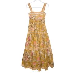 Reposhing This Item I Purchased From @Orgwithmorg. Loved It, But It Didn’t Arrive In Time For My Event. Questions? Leave A Comment Below! Yellow Midi Dress, Zimmermann Dress, Dress Yellow, Floral Midi Dress, Fit & Flare, Pink Yellow, In Time, Midi Dress, Womens Dresses