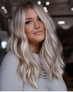 Platinový Blond, Platinum Blonde Balayage, Beige Blond, Summer Blonde Hair, Blonde Balayage Highlights, Blonde Tips, Ash Blonde Balayage, Balayage Blonde, Dirty Blonde Hair