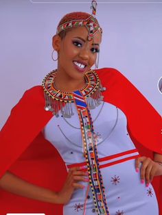 Do you intend to be creative in your dressing code and to be unique and at the same time standout as fashionable? Then look no more, We African 1 Stores brings to you the most colorful necklace to supplement your style and fashion.  Maasai wedding necklace comes with it's Maasai wedding Head band and a hand bangle. Can be won on almost all occasions which includes Beach travels, Outdoor walks and adventures, Party and ceremonies.   This necklace goes well with a maasai shukas which is sold diffe Maasai Dress Designs For Ladies, Masai Dress Designs, Elegant White Necklaces For Traditional Ceremonies, Elegant White Necklace For Traditional Ceremonies, Elegant Silver Necklace For Traditional Ceremonies, Maasai Dress Designs, Maasai Dress, Native Outfits, Maasai People