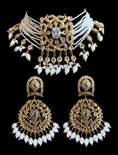 choker earrings included made using cz polki with seed pearls, quartz beads , gold plating Elegant White Choker For Diwali, White Kundan Choker With Hand-set Details, Elegant White Chandbali Choker, Heavy White Kundan Necklace With Pearls, White Kundan Necklace With Pearl Drop For Reception, Elegant Kundan Beaded Choker, White Stone Work Choker Jewelry, Heavy White Kundan Pearl Necklace, White Temple Jewelry Choker For Reception