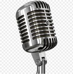 an old fashioned microphone on a white background