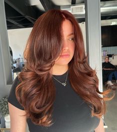 27 Stunning Copper Hair Color Ideas for Ultimate Hairstyle Inspiration – CreativeBooster Dark Brown Hair With Ginger Highlights, Brownish Red Hair, Copper Hair Color Ideas, New Hair Color Trends, Copper Red Hair, Autumn Hair, Honey Brown Hair, Dark Auburn, Ginger Hair Color