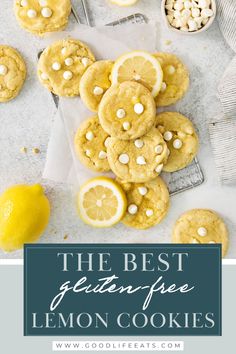 the best gluten - free lemon cookies