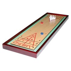 an image of a shuffle board game