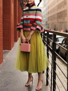 Elegant Shirt Collar Regular Fit Striped Jacket | stylewe Flare Sleeves Pattern, Sunday Style, Elegant Jacket, Looks Party, Mary Katrantzou, England Fashion, فستان سهرة, Striped Jacket, Fashion 2024