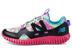 PRICES MAY VARY. Upper features no-sew construction for a sleek fit and feel Lightweight synthetic and mesh upper Ground Contact EVA outsole with rubber pods Rope lace closure with bungee straps is easy to secure and adjust Lace Closure, New Balance, Sleek, Mesh, Sneakers, Lace